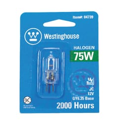Westinghouse 75 W T4 Decorative Halogen Bulb 1,350 lm White 1 pk