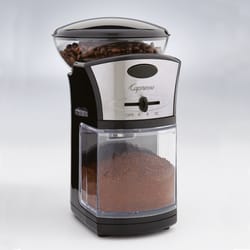Capresso Black Plastic/Steel 0.5 lb Coffee Grinder