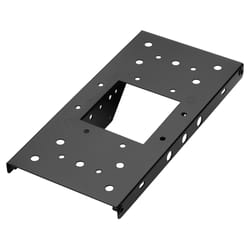 Architectural Mailboxes Galvanized Steel Black 6 in. W X 12 in. L Mailbox Mounting Plate