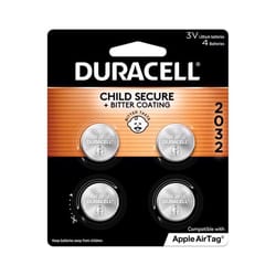 Duracell Lithium Coin 2032 3 V 225 mAh Security and Electronic Battery 4 pk