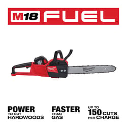 Milwaukee M18 FUEL 2727-21HD 16 in. 18 V Battery Chainsaw Kit (Battery &amp; Charger)