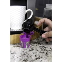 Perfect Pod EZ-Scoop Black Plastic Scoop/Funnel