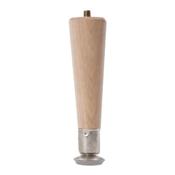 Waddell 5-1/2 in. H Round Tapered Wood Table Leg