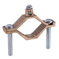 Halex 1-1/4 - 2 in. Bronze Ground Clamp for Direct Burial 1 pk
