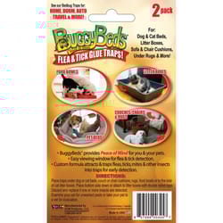 BuggyBeds Glue Trap For Fleas/Ticks 2 pk