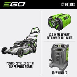 EGO Power+ Select Cut LM2156SP 21 in. 56 V Battery Self-Propelled Lawn Mower Kit (Battery &amp; Charger)