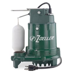 Zoeller 1/3 HP 2880 gph Cast Iron Vertical Float Switch AC Submersible Sump Pump