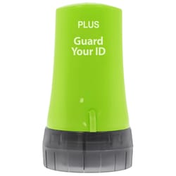 PLUS Guard Your ID 2.69 in. H X 1.5 in. W Round Green Identity Protection Roller 1 pk