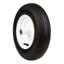 Arnold 8 in. D X 16 in. D 500 lb. cap. Centered Wheelbarrow Tire Rubber 1 pk