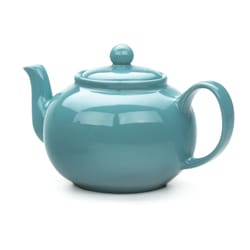 RSVP International Endurance Blue Stoneware 48 oz Teapot
