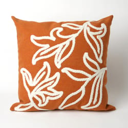 Liora Manne Visions I Orange Windsor Polyester Throw Pillow 20 in. H X 2 in. W X 20 in. L