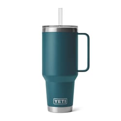 YETI Rambler 42 oz Agave Teal BPA Free Straw Mug