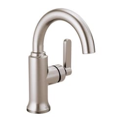 Delta Brushed Nickel Pop-up Bathroom Sink Faucet 4 in.