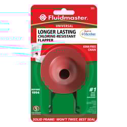 Fluidmaster Flush Valve Flapper Red Microban