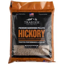 Traeger Premium All Natural Hickory BBQ Wood Pellet 20 lb