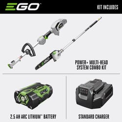 EGO Power+ Multi-Head System MPS1001 10 in. 56 V Battery Pole Saw Kit (Battery &amp; Charger)