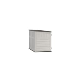 Suncast The Stow-Away 6 ft. x 4 ft. Plastic Horizontal Storage Shed with Floor Kit