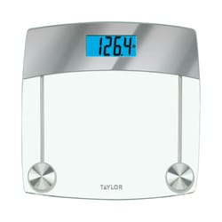 Taylor 440 lb Digital Bathroom Scale Clear
