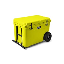 YETI Tundra Haul Firefly Yellow 82 can Roller Cooler