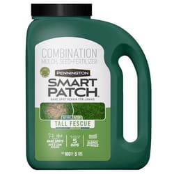 Pennington Smart Patch Tall Fescue Grass Sun or Shade Seed/Fertilizer/Mulch Repair Kit 5 lb
