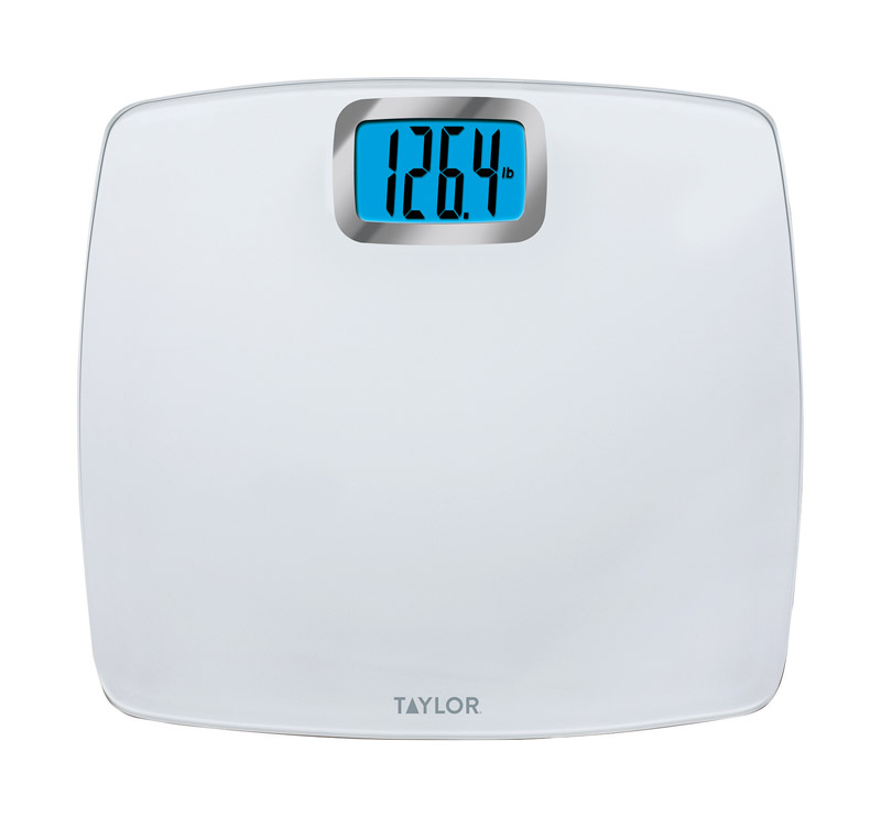 Photo 1 of Taylor 440 lb Digital Bathroom Scale White