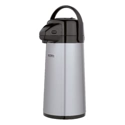 Thermos Black/Silver Stainless Steel Carafe