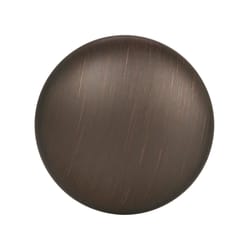 Amerock Allison Round Cabinet Knob 1-1/4 in. D 1-1/8 in. Oil Rubbed Bronze 1 pk