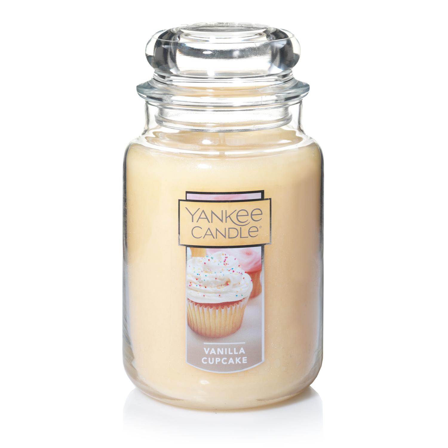 Photo 1 of Yankee Candle Yellow Vanilla Cupcake Scent Large Candle Jar 22 oz