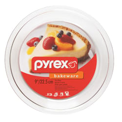 Pyrex 9 in. W X 9 in. L Pie Plate Clear