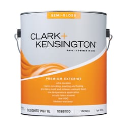 Clark+Kensington Semi-Gloss Designer White House & Trim Paint & Primer Exterior 1 gal