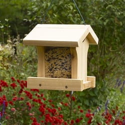 Audubon Wild Bird 3 lb Wood Hopper Bird Feeder