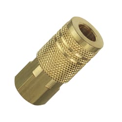 Amflo Brass 1/4 in. I/M Style Coupler 3/8 in. Female 1 pc