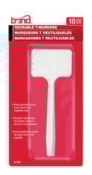 Bond 6 in. H X 2-1/8 in. W White Plastic Plant Label/Marker
