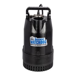 The Basement Watchdog 1/2 HP 4,400 gph Cast Iron Dual Reed Switch AC Submersible Sump Pump