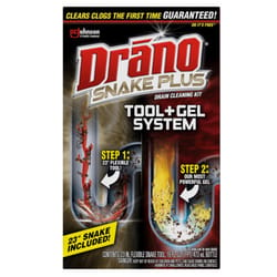 Drano Snake Plus Gel Drain Cleaning Kit 16 oz