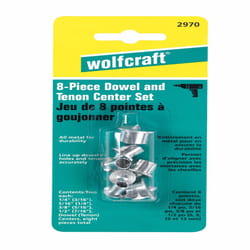 Wolfcraft Dowel Center Set 8 pc