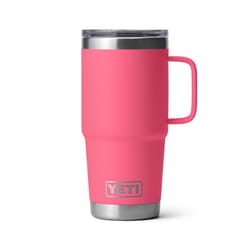 YETI Rambler 20 oz Tropical Pink BPA Free Insulated Tumbler with Travel Lid