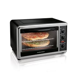 Hamilton Beach Stainless Steel Black Convection Oven and Rotisserie 14.5 in. H X 23 in. W X 18 in. D