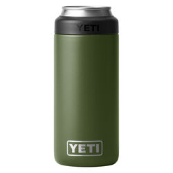 Yeti Rambler 12 oz Colster 高地橄榄 BPA Free Slim Can Insulator