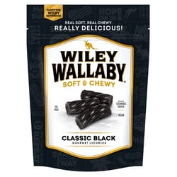 Wiley Wallaby Australian Style Gourmet Black Licorice 10 oz