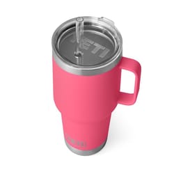 YETI Rambler 35 oz Tropical Pink BPA Free Straw Mug Insulated Straw Tumbler