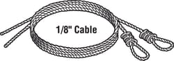 Prime-Line 25 in. L 75 lb Torsion Spring Cable