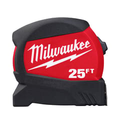 Milwaukee 25 ft. L X 1-1/8 in. W Compact Wide Blade Tape Measure 1 pk