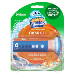 Scrubbing Bubbles Citrus Scent Continuous Toilet Cleaning System 1.34 oz Gel