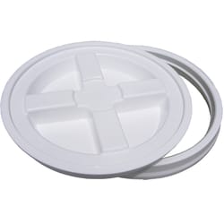 Encore White Polyethylene Paint Pail Lid