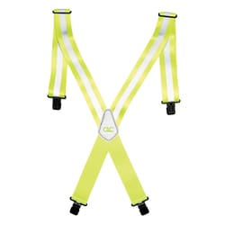 CLC Hi-Viz 4.25 in. L X 2 in. W Nylon Suspenders Yellow 1 pair