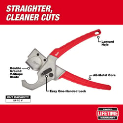 Milwaukee 1 in. Tubing Cutter 9 in. L Red 1 pk