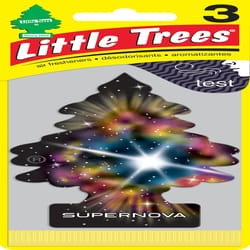 Little Trees Multicolored Supernova Air Freshener 3 pk