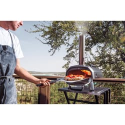 Ooni Karu 12G Charcoal/Wood Chunk Outdoor Pizza Oven Black/Silver