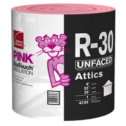 Owens Corning Eco Touch 23 in. W X 25 ft. L R-30 Unfaced Fiberglass Insulation Roll 47.92 sq ft